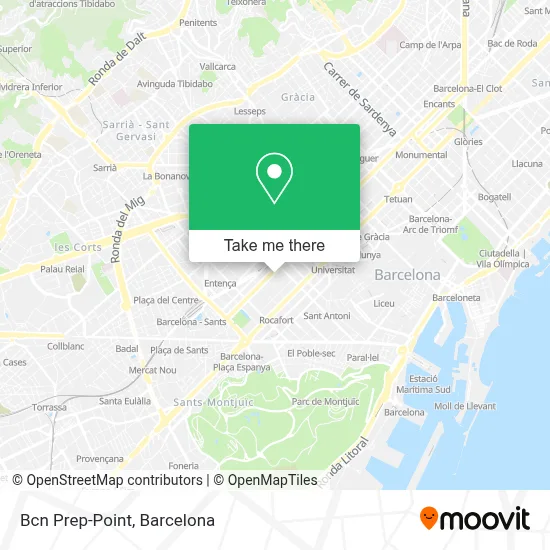 Bcn Prep-Point map
