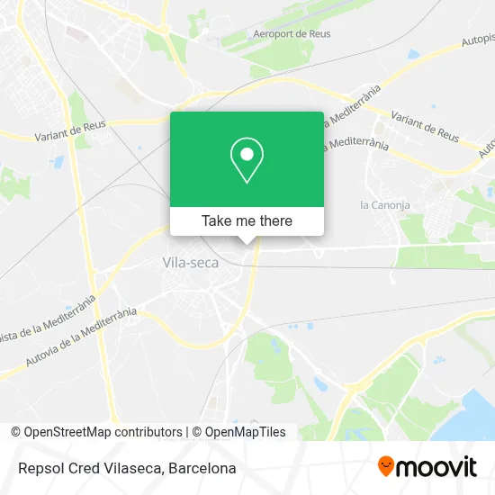 Repsol Cred Vilaseca map