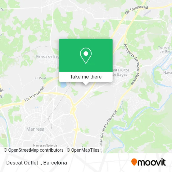 Descat Outlet . map
