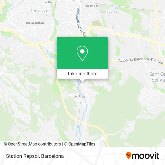 Station Repsol map