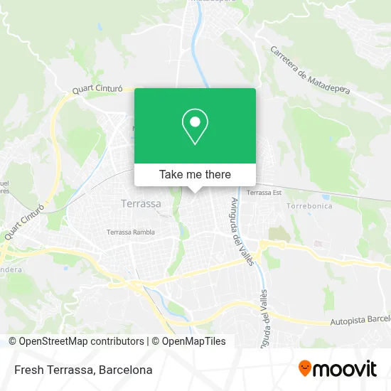 Fresh Terrassa map