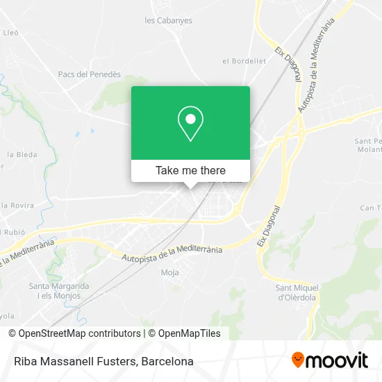 Riba Massanell Fusters map