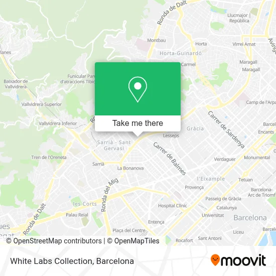 White Labs Collection map