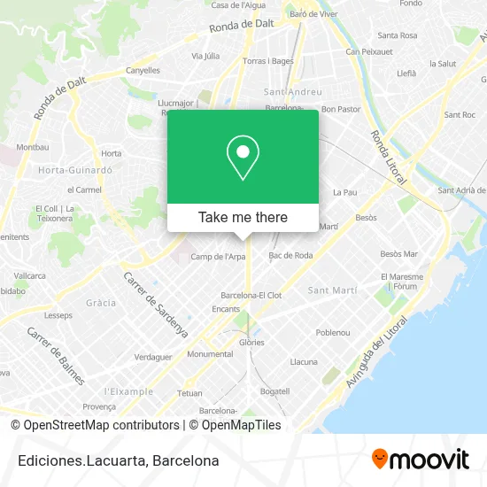 Ediciones.Lacuarta map