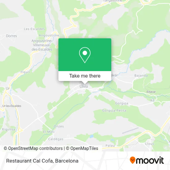 Restaurant Cal Cofa map