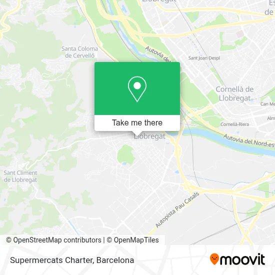 Supermercats Charter map