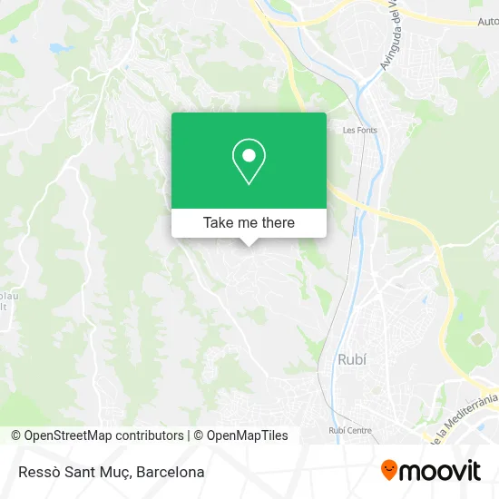 Ressò Sant Muç map