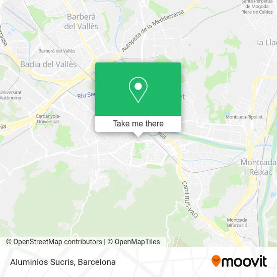 Aluminios Sucris map