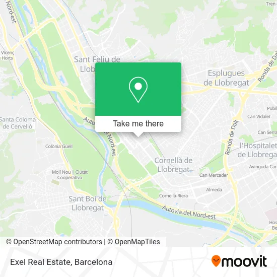 Exel Real Estate map