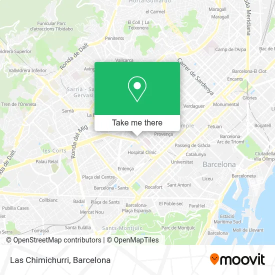 Las Chimichurri map