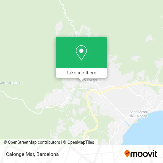 Calonge Mar map