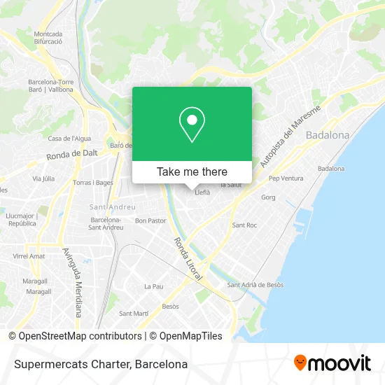 Supermercats Charter map