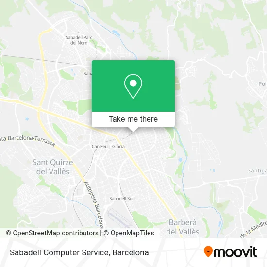 Sabadell Computer Service map