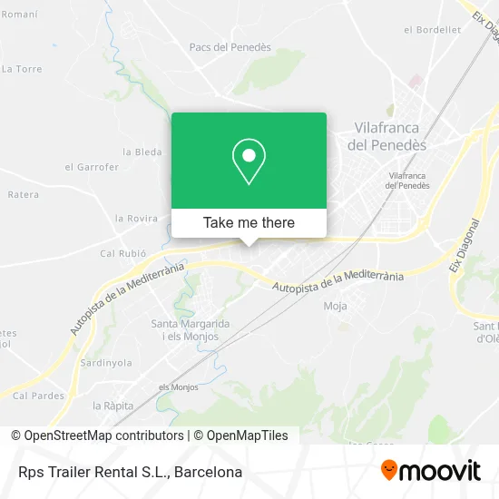 Rps Trailer Rental S.L. map