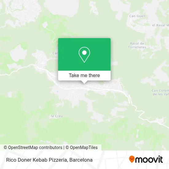 Rico Doner Kebab Pizzeria map