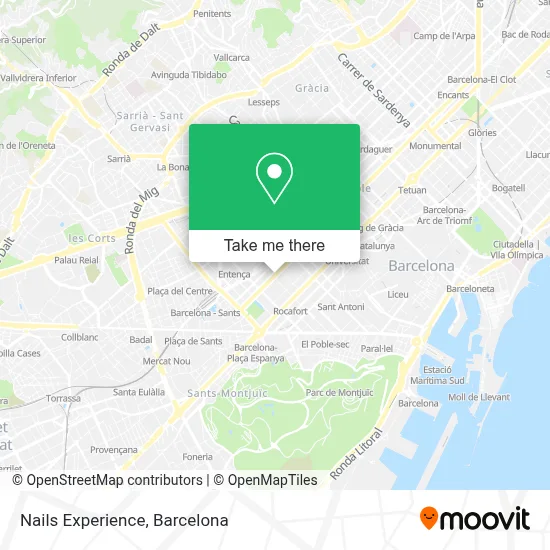 Nails Experience map
