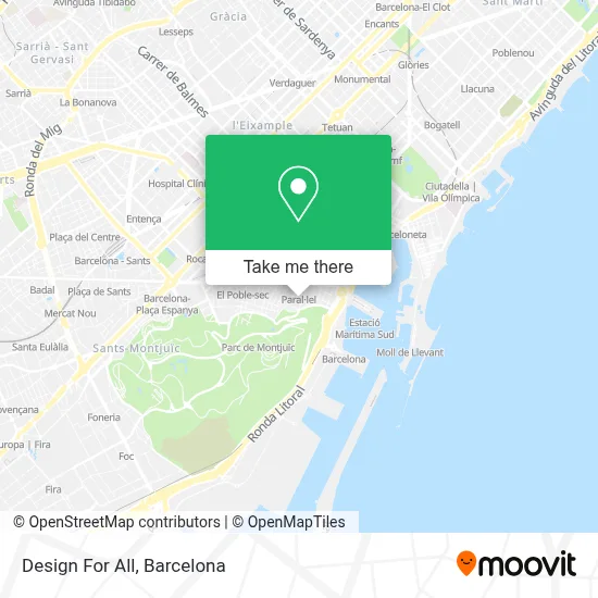 mapa Design For All