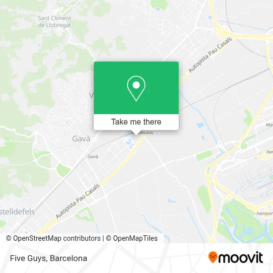 Five Guys map