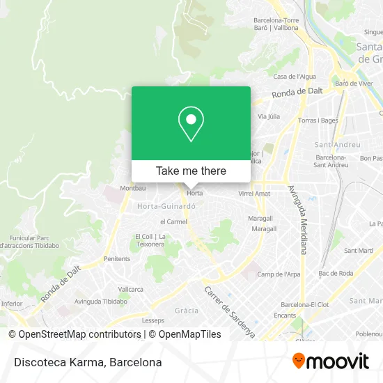 Discoteca Karma map
