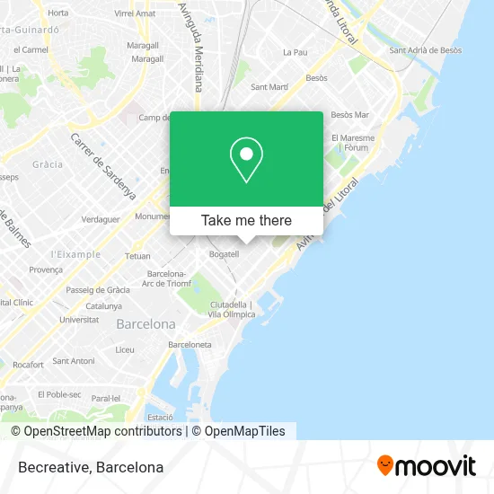 Becreative map