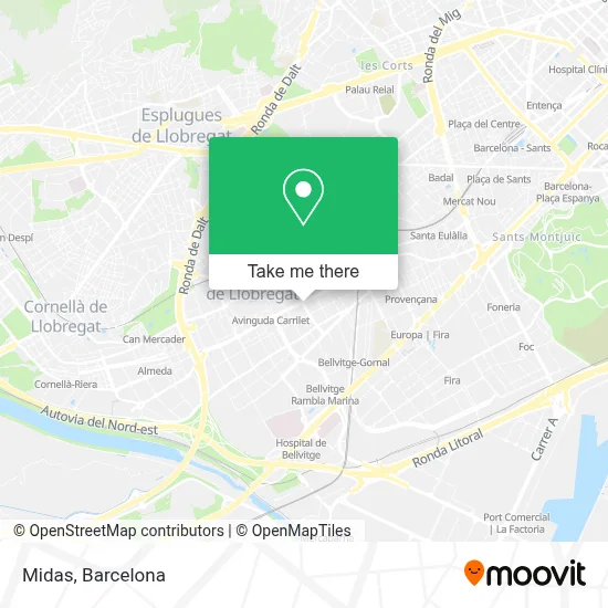 Midas map
