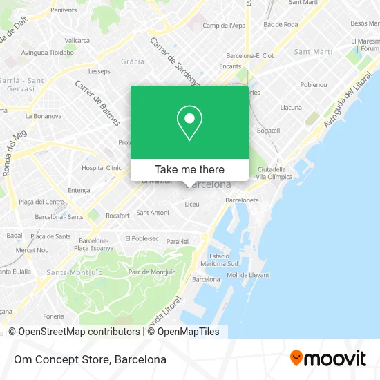 Om Concept Store map