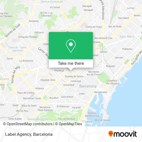 mapa Label Agency