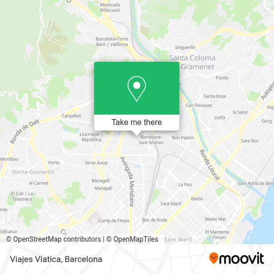 Viajes Viatica map