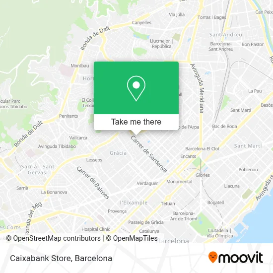 Caixabank Store map