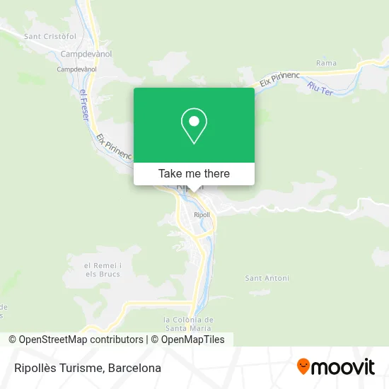 Ripollès Turisme map