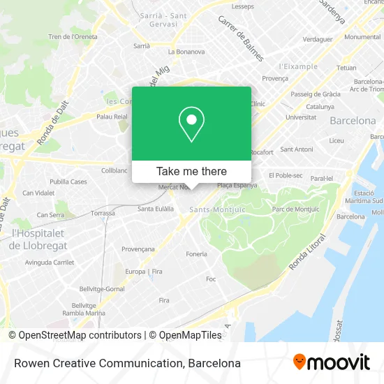 Rowen Creative Communication map