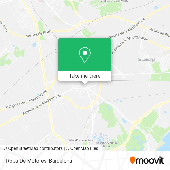 Ropa De Motores map