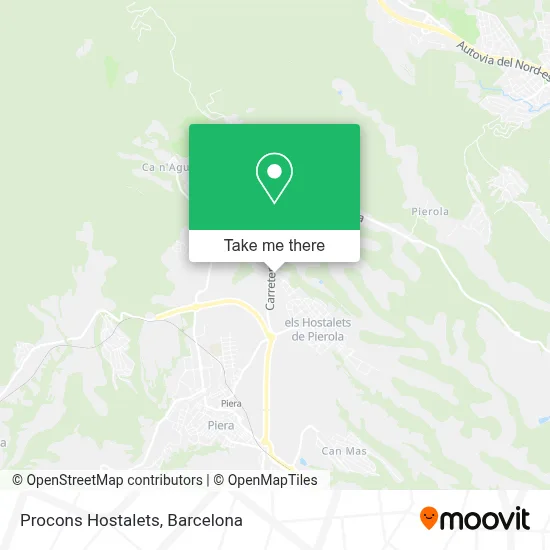 Procons Hostalets map