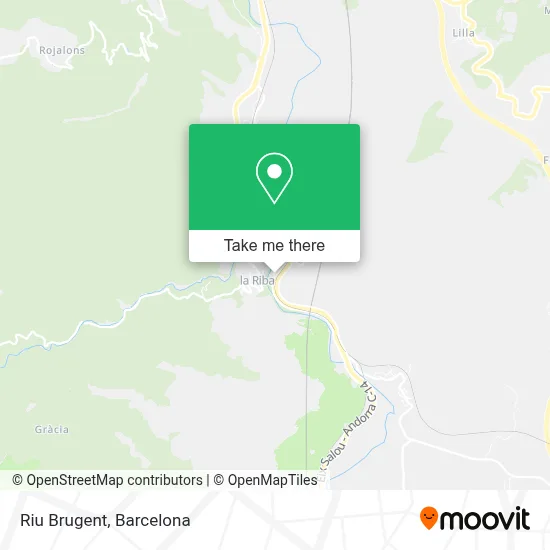 Riu Brugent map