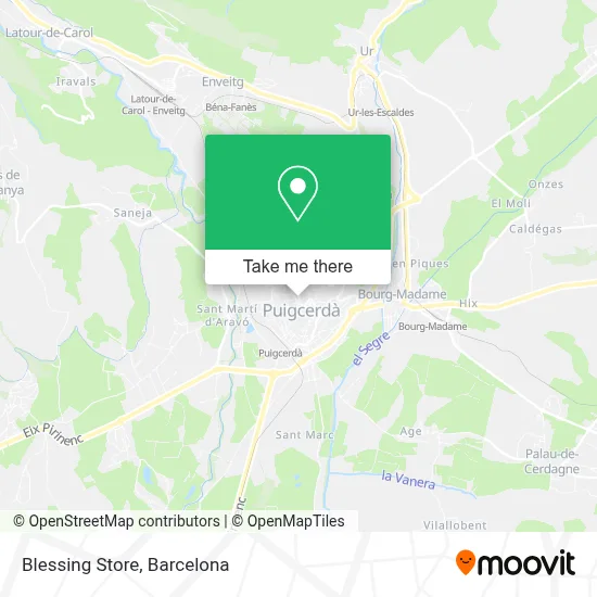 Blessing Store map
