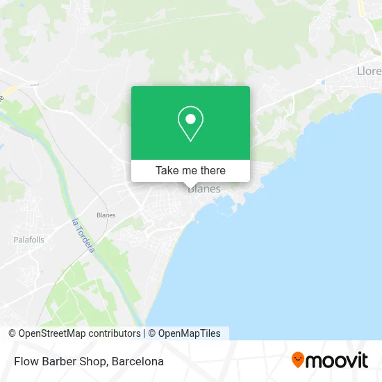 Flow Barber Shop map