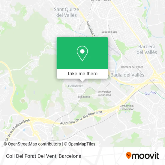Coll Del Forat Del Vent map