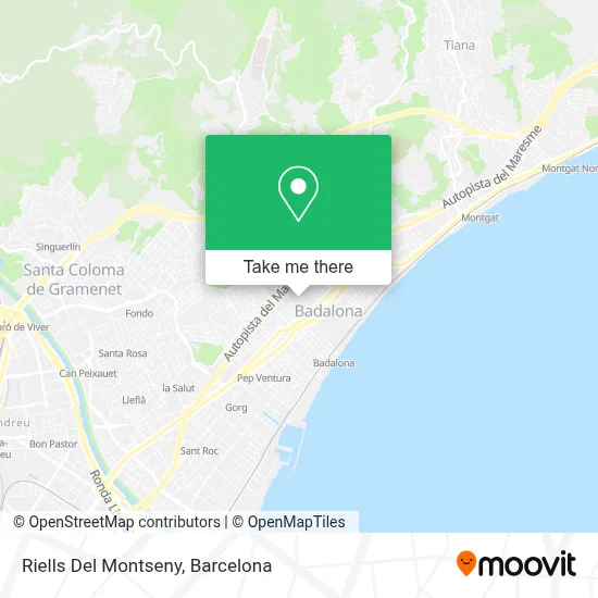 Riells Del Montseny map
