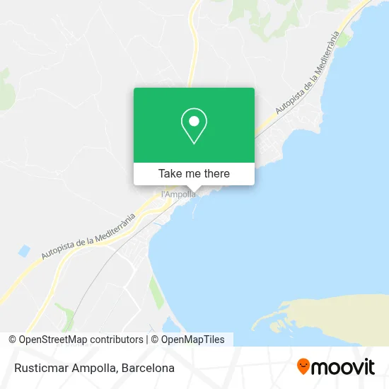 Rusticmar Ampolla map