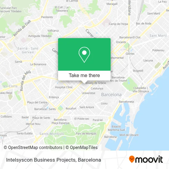 Intelsyscon Business Projects map