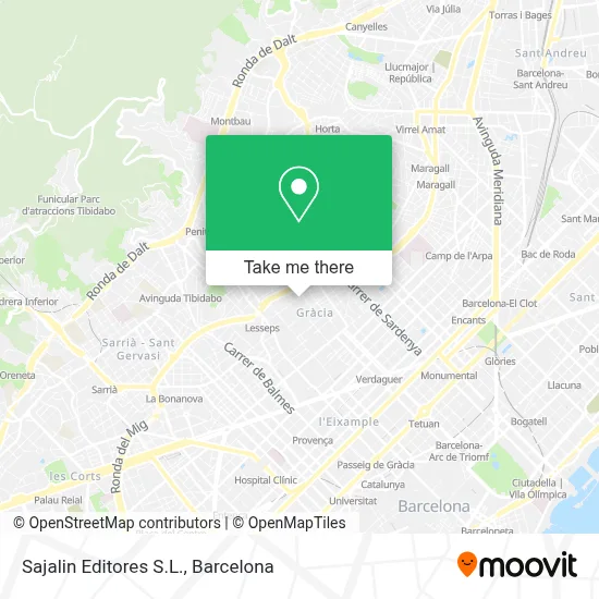 Sajalin Editores S.L. map