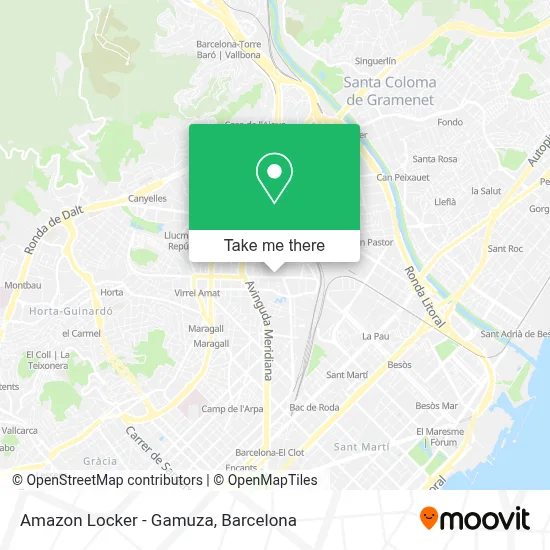 Amazon Locker - Gamuza map