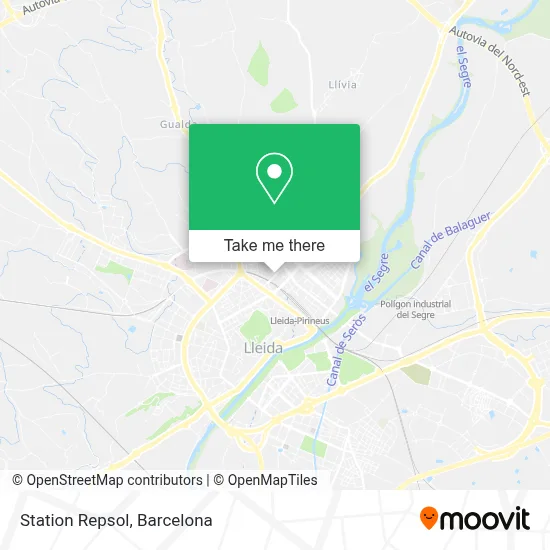 Station Repsol map