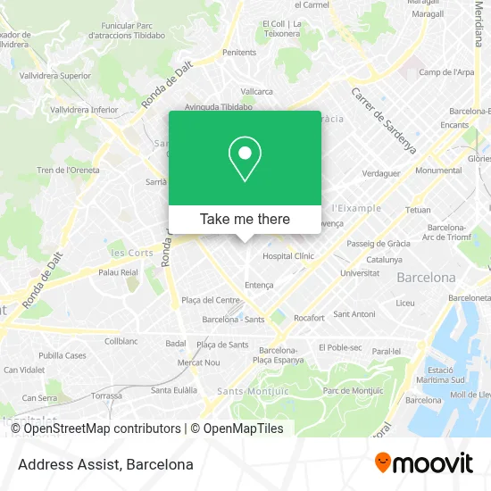 Address Assist map