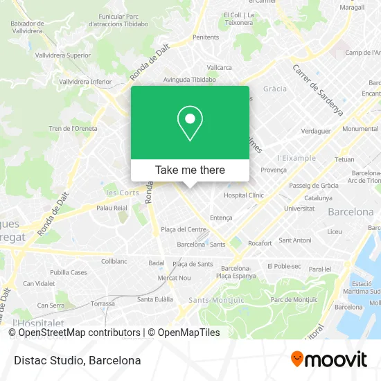 Distac Studio map