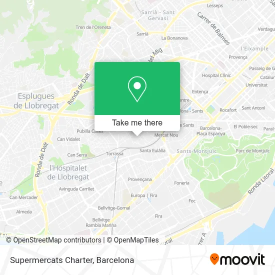 Supermercats Charter map