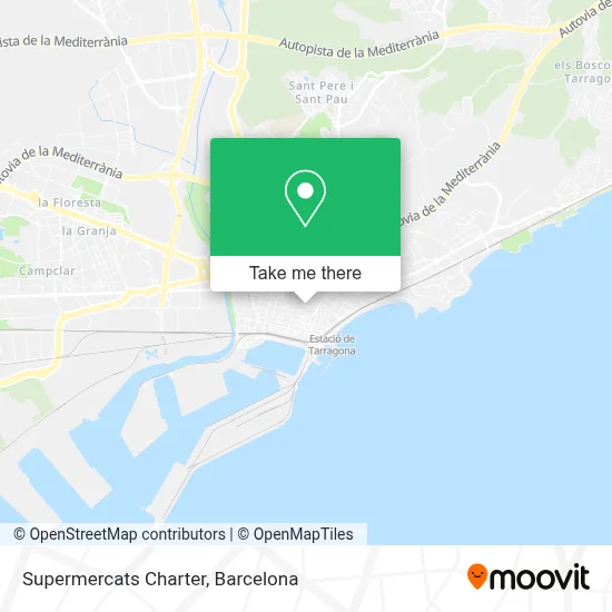 Supermercats Charter map