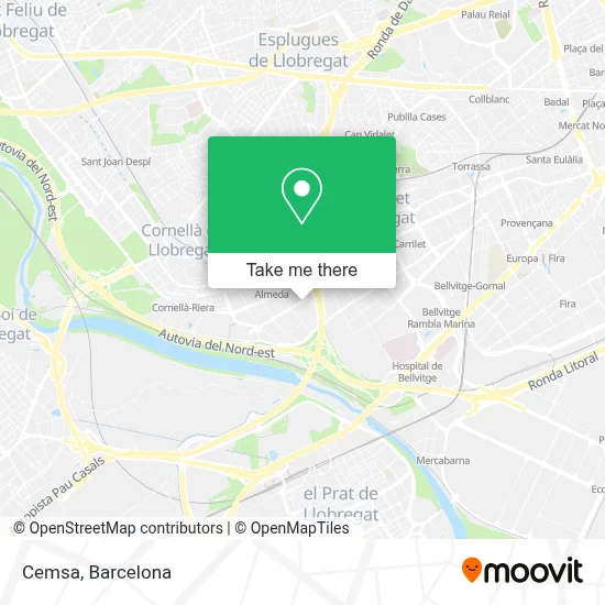 Cemsa map