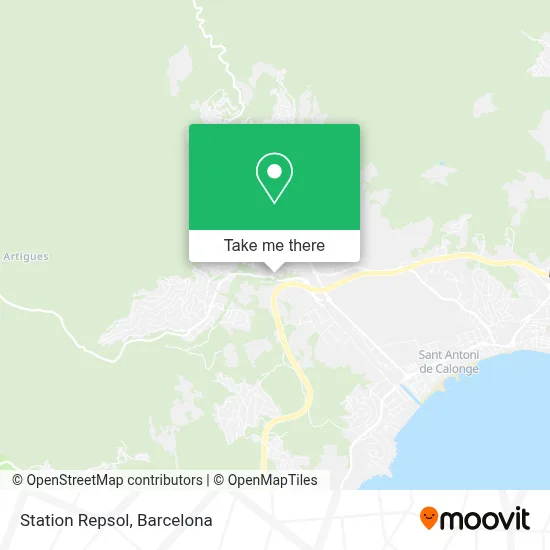 Station Repsol map