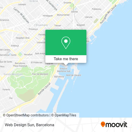 Web Design Sun map